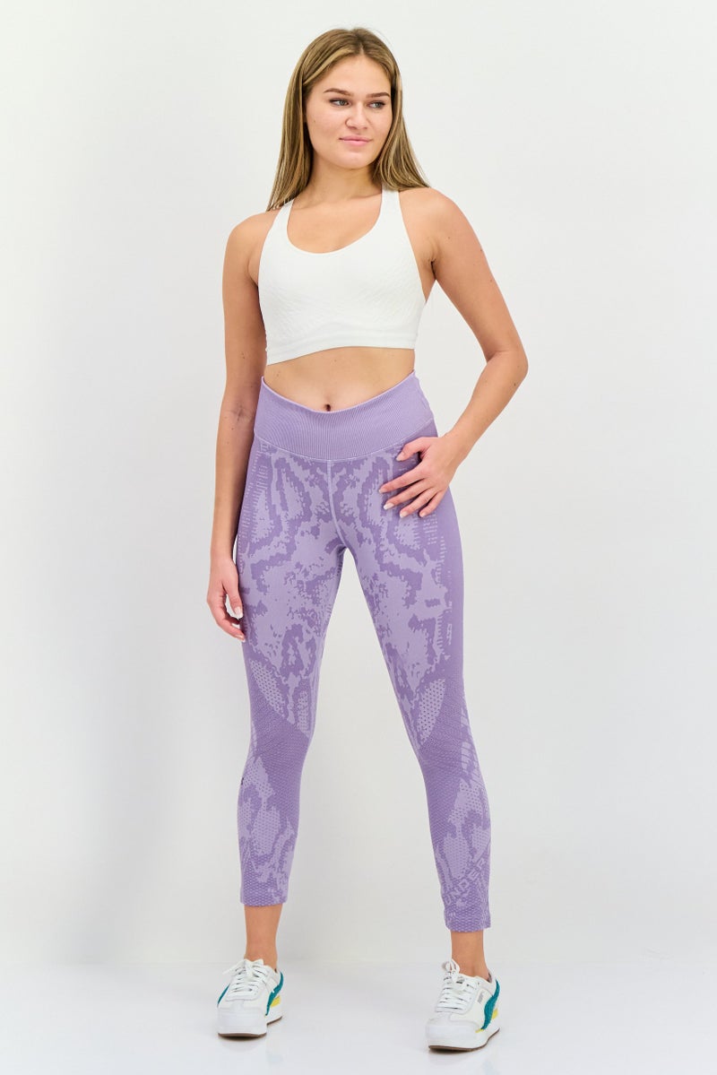 UNDER ARMOUR ليغينغز تدريب رياضية للنساء، لافندر - Image 4