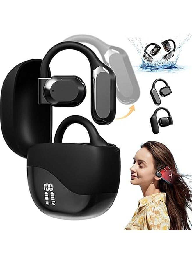 General - M62 Bluetooth Headset OWS Over-Ear Wireless LED Display Headset, Wireless Bluetooth Open-Ear Headphone - Image 1