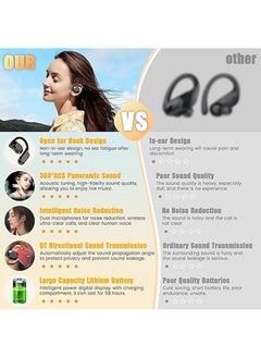 General M62 Bluetooth Headset OWS Over-Ear Wireless LED Display Headset, Wireless Bluetooth Open-Ear Headphone  - Image 2