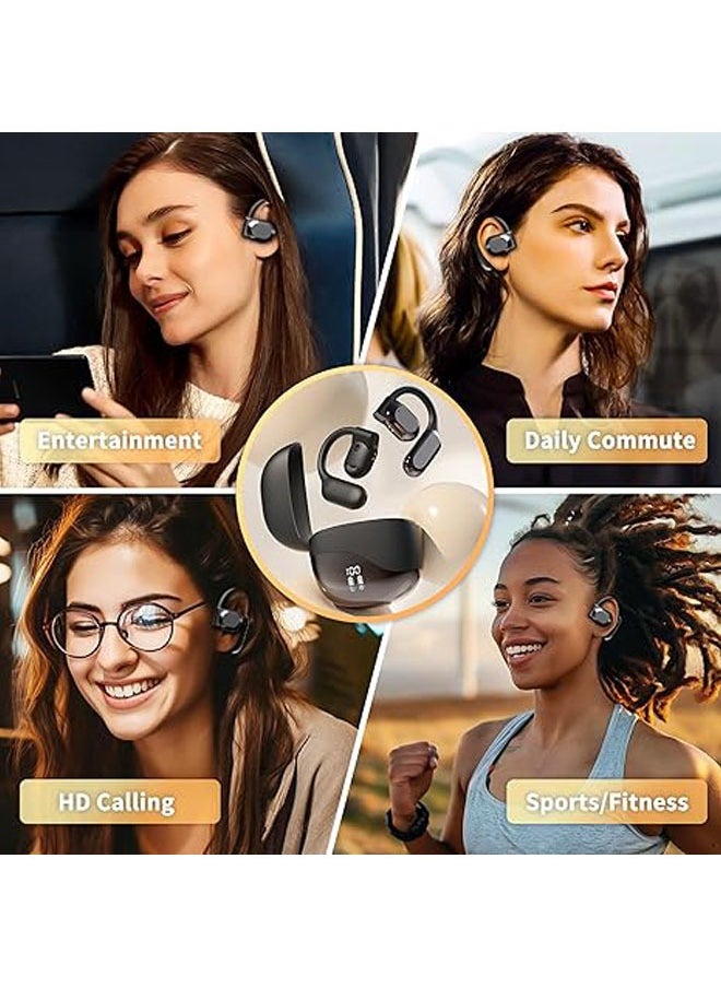 General - M62 Bluetooth Headset OWS Over-Ear Wireless LED Display Headset, Wireless Bluetooth Open-Ear Headphone - Image 1