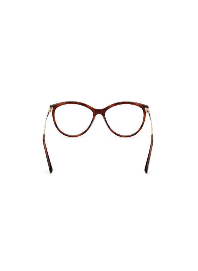 ماكس اند كو نظارة طبية بشكل فراشة للنساء بأذرع معدنية MO5120  مقاس 54 - دارك هافانا - Image 4