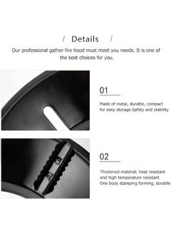 NextWave Enterprise NextWave Enterprise Pack Of 1 Black Gas Saver Burner Stand Gas Chula Burner Gas Saver Stand Jali Ring Fire Windproof Energy Saving Gas Chula Support Stand 4 Legs Supported For Indian Gas 07mm  - Image 5