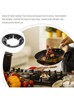 NextWave Enterprise NextWave Enterprise Pack Of 1 Black Gas Saver Burner Stand Gas Chula Burner Gas Saver Stand Jali Ring Fire Windproof Energy Saving Gas Chula Support Stand 4 Legs Supported For Indian Gas 07mm  - Image 4