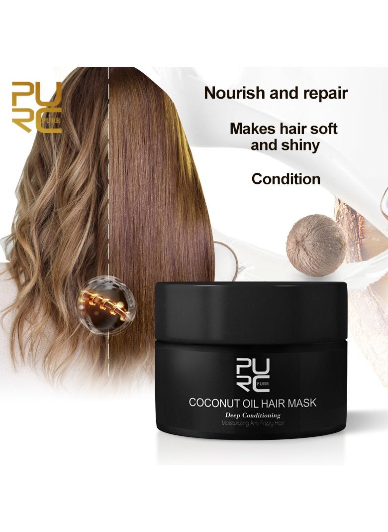 PURC - PURC Baked Oil Cream Coconut Oil Hair Mask Repairs Dry and Frizzy Hair Mask - Image 1