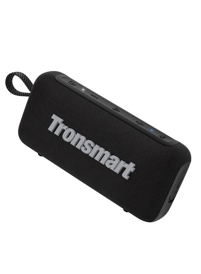 Tronsmart Trip 2 Portable Bluetooth Speaker, 10W Powerful Sound with Deep Bass, IPX7 Waterproof, 20 Hours Playtime, Bluetooth 5.3, Type-C Charging – Ideal for Outdoor, Travel & Beach (Black) - Image 1