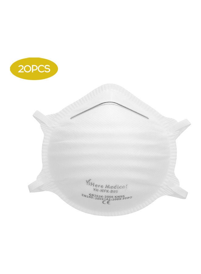 NIBEMINENT 20-Piece Cup Type Protective Masks - Image 1