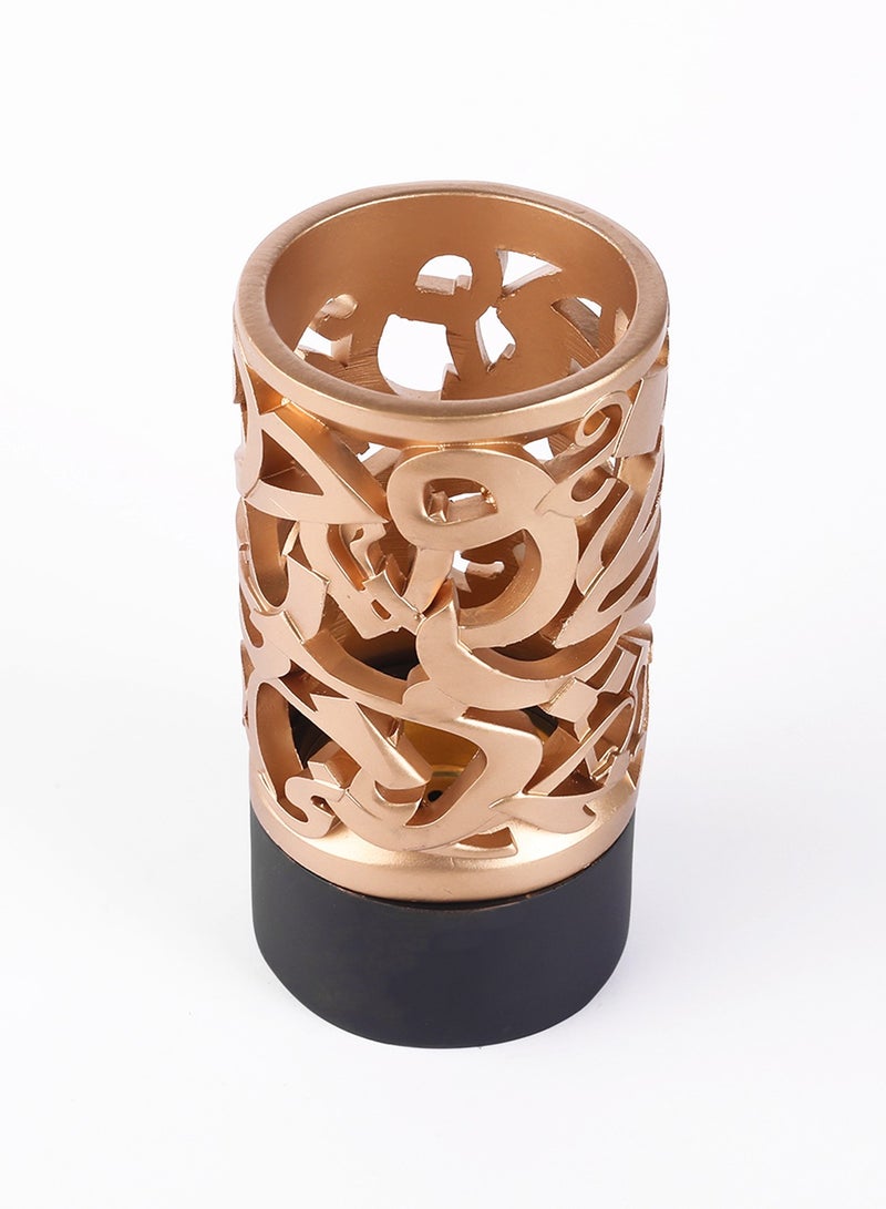 Gerenic NovalLife Hollow Out Gold-Plated Incense Burner Frankincense Resin Incense Burner, Bakhoor Burner, Charcoal Incense Burner, Incense Burner with Handle Tongs for Yoga, Spa Aromatherapy,Eid Ramadan - Image 5