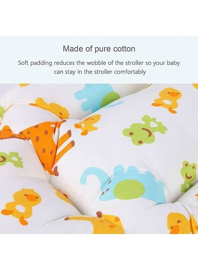 ميكسد بطانة مقعد الطفل ووسادة عربة الأطفال العالمية المصنوعة من القطن الشبكي ثلاثي الأبعاد القابلة للتنفس - Image 3