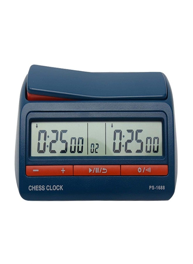 Balana Chess Clock, Advanced Digital Chess & Game Timer, ABS Digital Display Professional International Chess Clock - Blue - Image 1