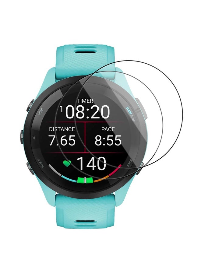 HuHa For Garmin Forerunner 265 44mm 2pcs xDfind Curved 3D Composite Material Soft Film Screen Protector - Image 1