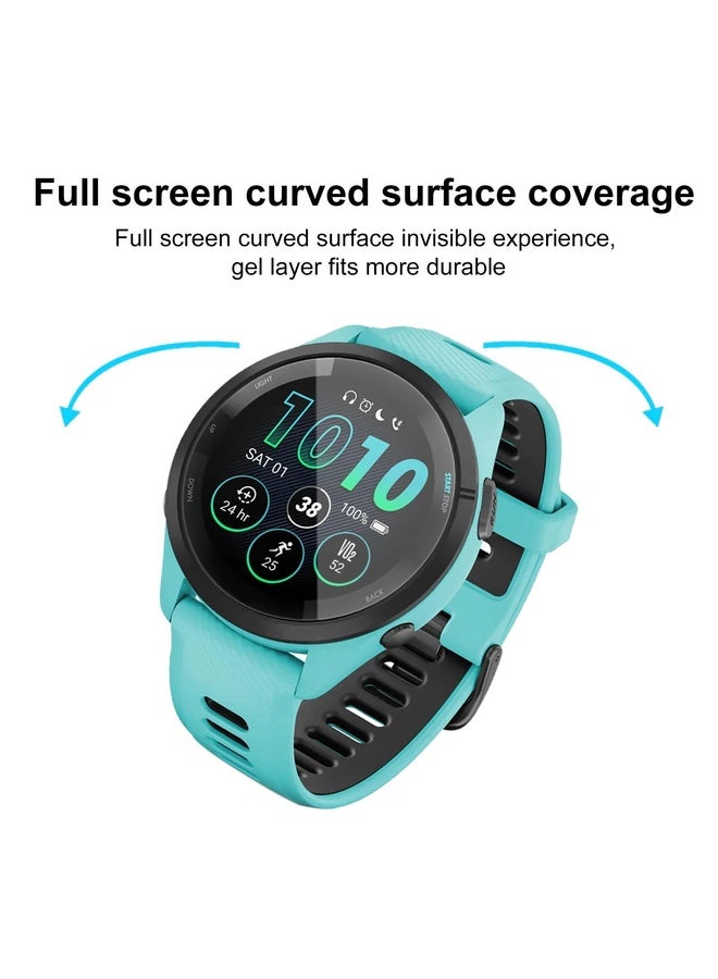 HuHa For Garmin Forerunner 265 44mm 2pcs xDfind Curved 3D Composite Material Soft Film Screen Protector - Image 3