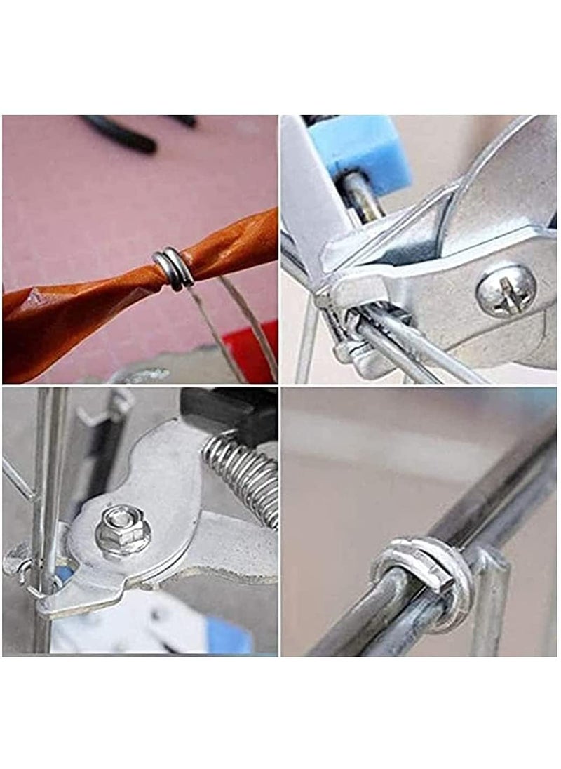 kankin mart - kankin mart Hog Ring Plier Upholstery Installation Kit Wire Clip Pliers Spring Loaded Chicken Bird Rabbit Cage Building Supplies - Image 1
