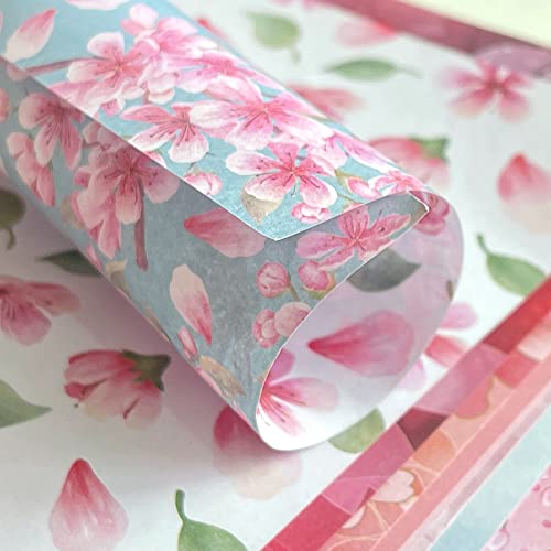 Wanshui Origami 6x6 Paper Kit 50 Sheets 12 Vivid Colors Double Sided Printed Traditional Patterns Square for Arts Crafts Projects, Japanese Sakuras Flowers Chiyo - Image 4
