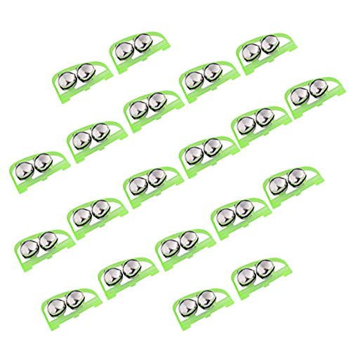 HiBD Fishing Bells 20pcs Arched Fish Bells Fishing Rod Alarm - Image 1
