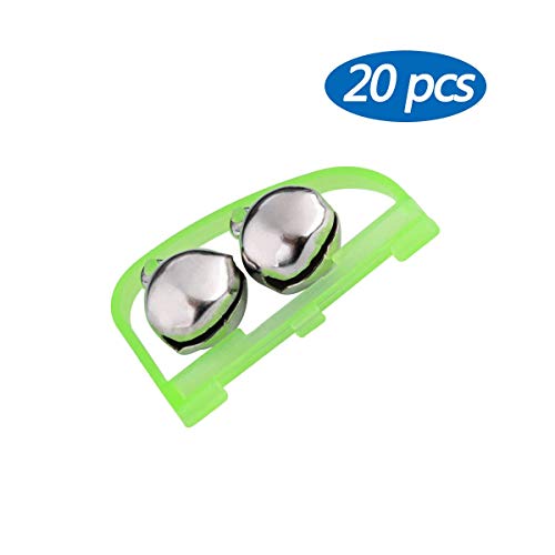 HiBD Fishing Bells 20pcs Arched Fish Bells Fishing Rod Alarm - Image 2