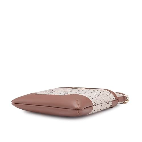 Caprese Peace Sling Bag, Medium | Stylish Premium Fabric Handbag for Women | Comfortable Shouler Strap & Secured Zipper Closure | Perfect for Everyday Essentials & Travel (Irish Cream) - Image 5