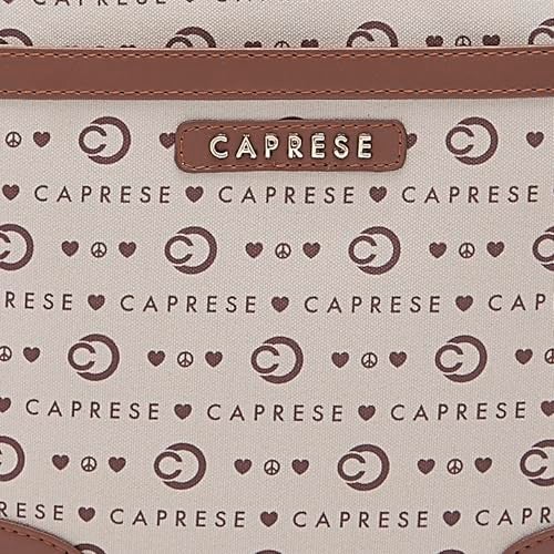 Caprese Peace Sling Bag, Medium | Stylish Premium Fabric Handbag for Women | Comfortable Shouler Strap & Secured Zipper Closure | Perfect for Everyday Essentials & Travel (Irish Cream) - Image 3