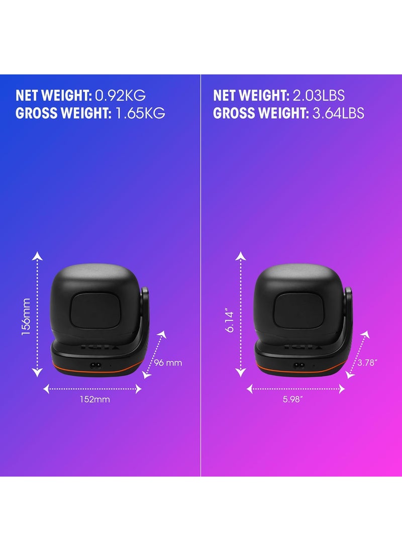 JBL PARTYLIGHT Beam  Bluetooth Projection Party Light Take Your Party to The Next Level with RoomFilling choreographed lightshow Match Your Energy