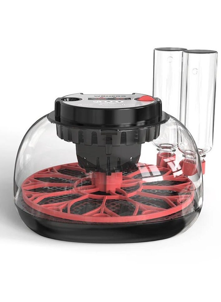 نيو كلاسيك 12 حاضنة بيض دجاج ، حاضنة أوتوماتيكية للبيض والتحكم في درجة الحرارة مع وظيفة اختبار البيض- (12 ساعة) - Image 3