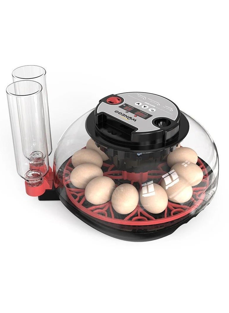 نيو كلاسيك 12 حاضنة بيض دجاج ، حاضنة أوتوماتيكية للبيض والتحكم في درجة الحرارة مع وظيفة اختبار البيض- (12 ساعة) - Image 4
