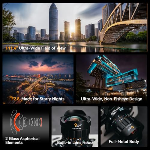 AstrHori 9mm F28 APSC Ultra Wide Angle Lens for Sony E Compatible with Sony EMount Cameras A5000 A6000 A6100 A6300 A6400 A6500 A6600 NEX3 NEX3N - Image 3