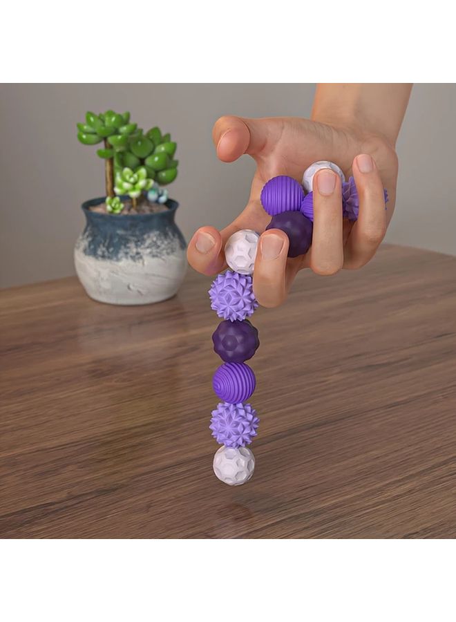 Pack Of 4 Stress Balls Sensory Magnetic Silicone Grip Strengthener Hand Exerciser Set Durable Finger And Palm Workout Tools Green - Image 2