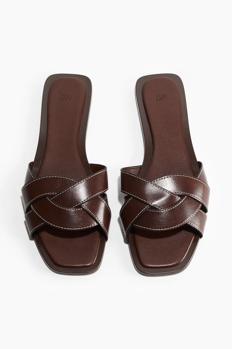 اتش اند ام Braided sandals