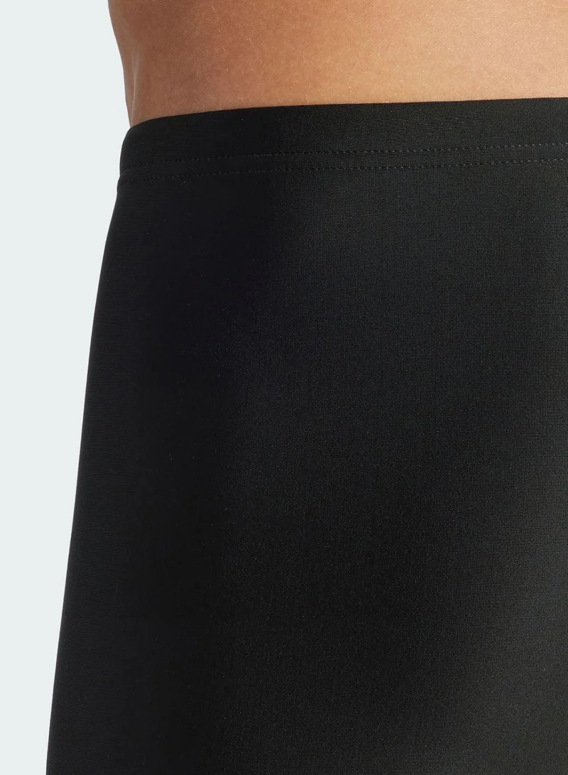 اديداس سباحة رجالي سوداء صلبة