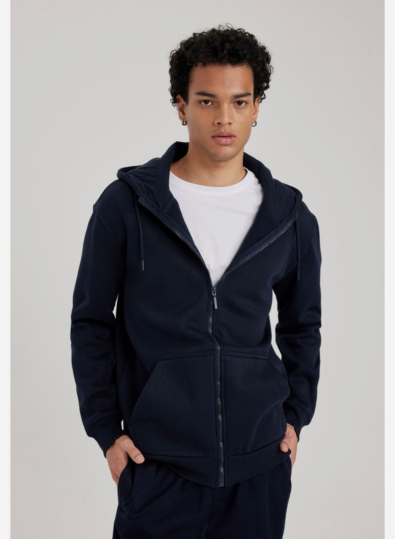DeFacto Zip Through Hoodie - Image 1