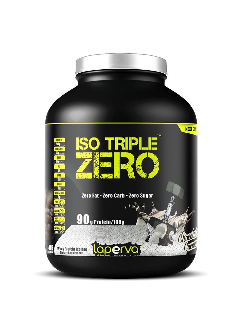 Laperva Iso Triple Zero Next Generation, Chocolate Coconut, 4 LB 