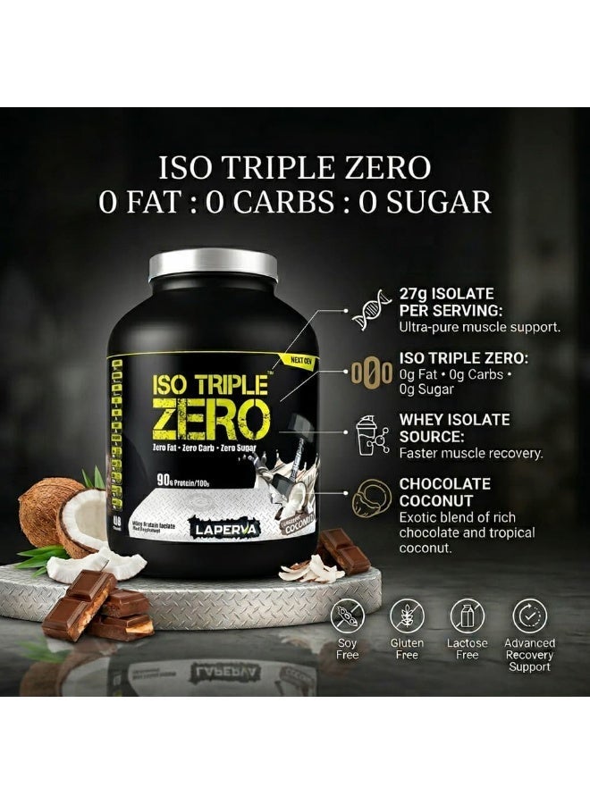 Iso Triple Zero Next Generation, Chocolate Coconut, 4 Lb