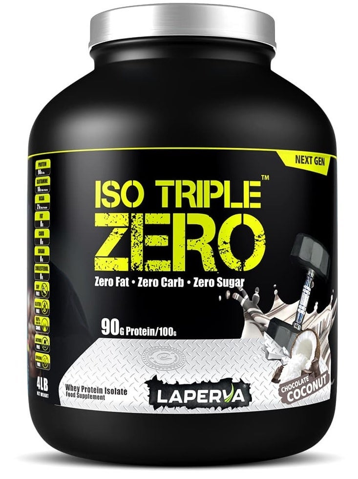 Laperva Iso Triple Zero Next Generation, Chocolate Coconut, 4 LB - Image 1