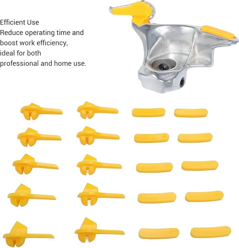 Enhanced Efficiency Tire Changer Demount Head 10 Sets Wearproof Duck Head Insert Rim Protector - Image 4