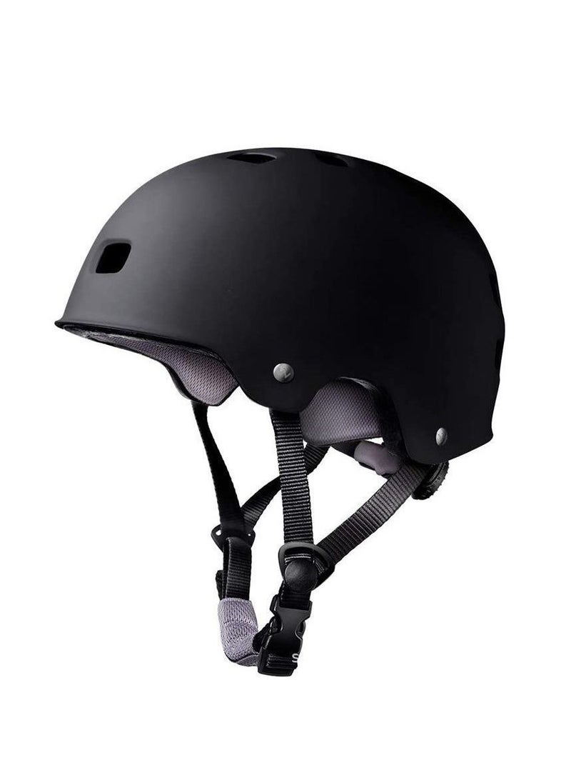 ميكسد خوذة ركوب الدراجات والتزلج على الألواح وبطانات قابلة للإزالة والتهوية وسكوتر متعدد الرياضات وتزلج على العجلات والتزلج على العجلات للأطفال والشباب والكبار - Image 1