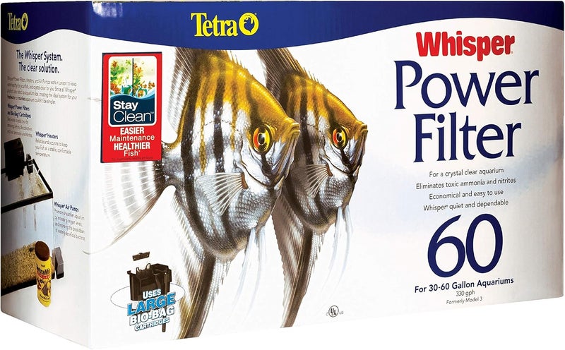 Tetra Whisper Power Filter for Aquariums - 3-Stage Filtration System for Up to 60 Gallons - Image 1