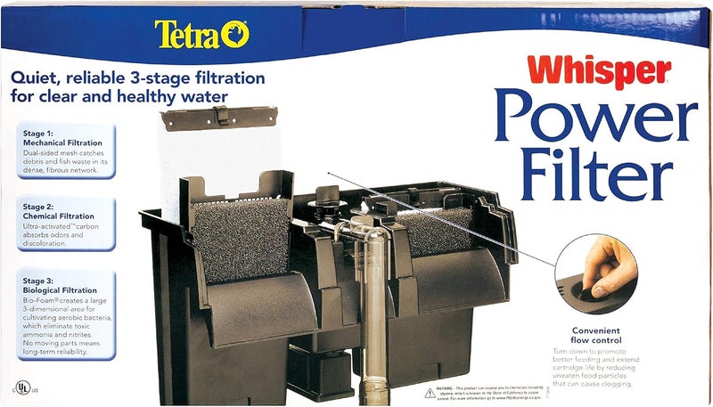 Tetra Whisper Power Filter for Aquariums - 3-Stage Filtration System for Up to 60 Gallons - Image 5