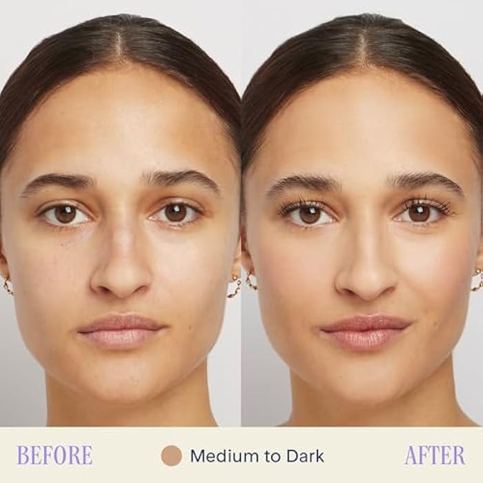 Marcelle BB Cream Beauty Balm, Medium-Dark, Tinted Moisturizer, Skin Enhancer, Lightweight, Hydrating, Hypoallergenic, Non-Comedogenic, Fragrance-Free, Paraben-Free, Oil-Free, Cruelty-Free, 1.5 fl oz - Image 5