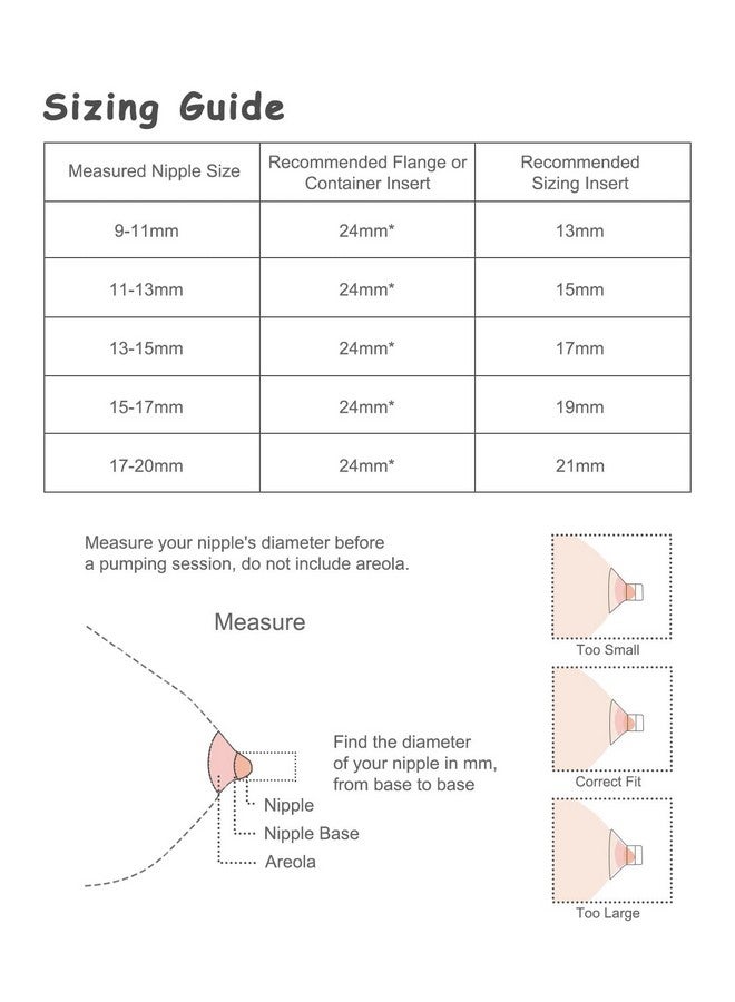 ملحقات مضخة الثدي القابلة للارتداء، أجزاء مضخة بديلة، شفة 24 مم، صمام منقار البط، غشاء سيليكون، كوب تجميع الحليب متوافق مع MOMMED S18 S21، 5 قطع إضافية من حشوات الشفة - Image 3