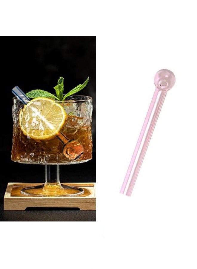 قش شرب قابل لإعادة الاستخدام وردي 10x0.8x0.8 سم - Image 1