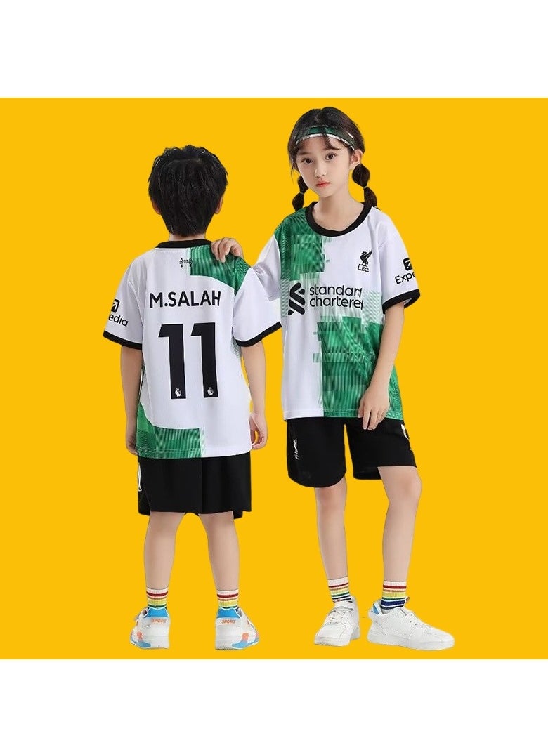 M MIAOYAN M MIAOYAN Liverpool Football Club Salah No. 11 Jersey Men's and Women's Kindergarten Children's Wear Football Sports Match Football Jersey Set  - Image 2