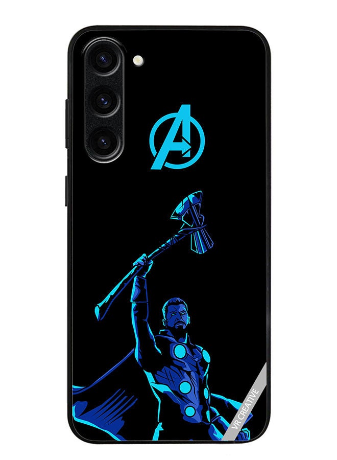 VR CREATIVE Protective Case Cover For Samsung Galaxy S23 Plus Avengers Thor Design Multicolour - Image 1