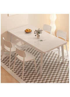 HXDream Kitchen Table,Rectangle Dining Table,Dining Table,Suitable for Kitchen,Dining Room,Living Room  - Image 1