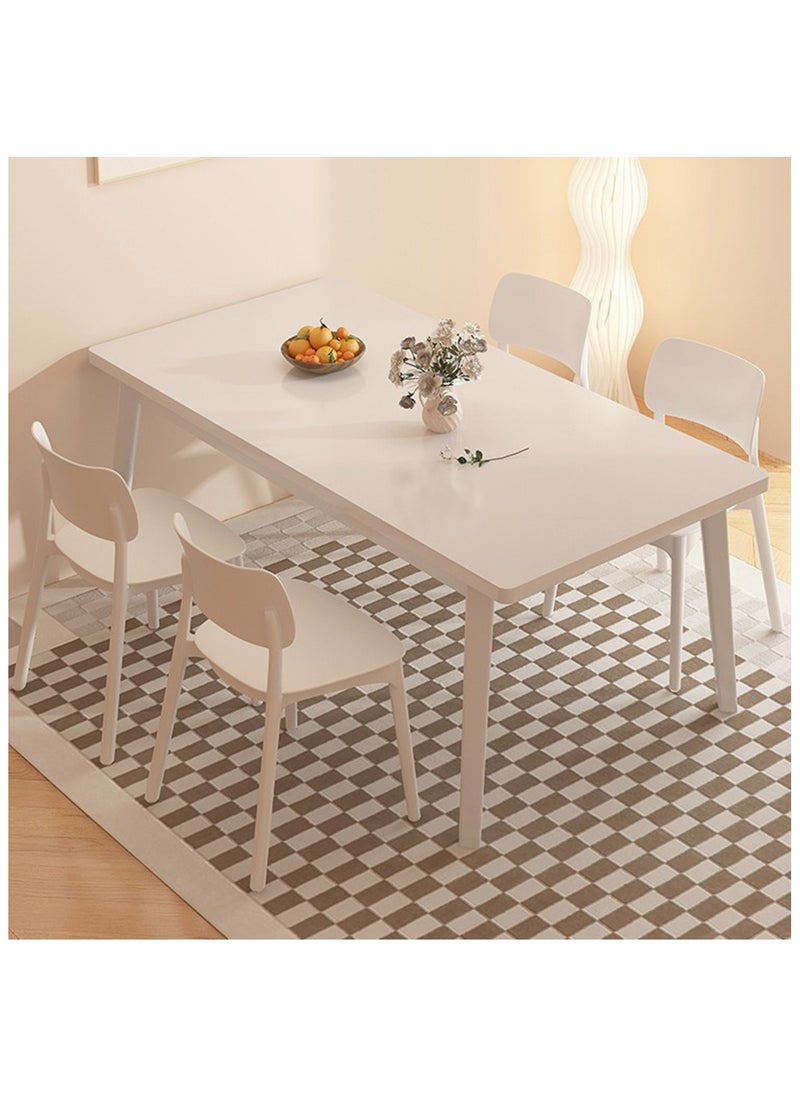 HXDream Kitchen Table,Rectangle Dining Table,Dining Table,Suitable for Kitchen,Dining Room,Living Room  - Image 1