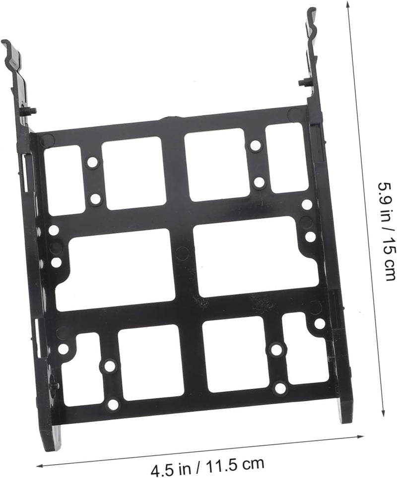 3 قطع حامل قفص القرص الصلب من نوع السحب لتثبيت SSD بتصميم ثابت متين وسهل التركيب، ملحق كمبيوتر متوافق مع أقراص متعددة - Image 2