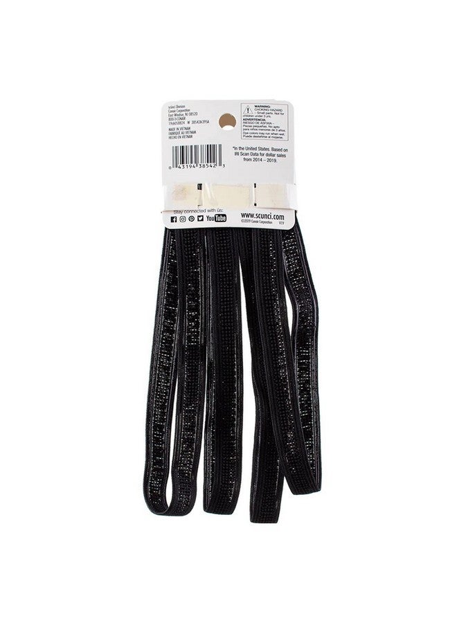 Scunci Cunci Noslip Grip Headwraps Assorted Colors 1.5 Cm 4 Pack - Image 5