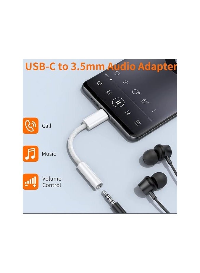 USB Type C to 3.5mm Female Headphone Jack Adapter USB C to Aux Audio Cable Cord Type C to 3.5mm Audio - Image 3