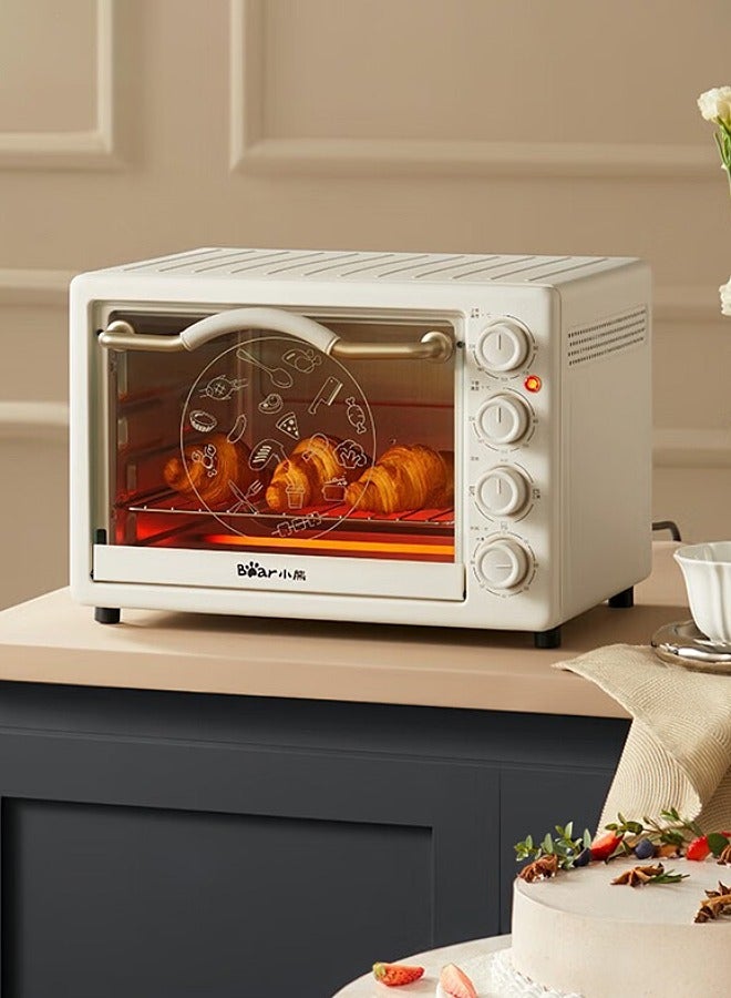 Bear Electric Oven - Multifunctional Kitchen Toaster Oven - Independent Temperature Control - 20L - 1200W - Image 3