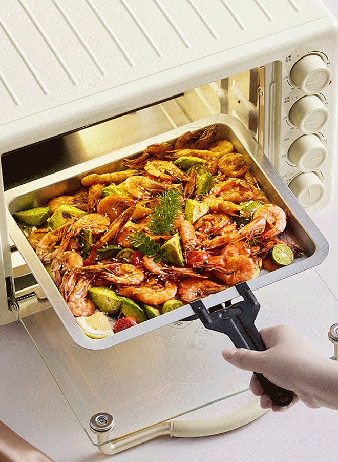 Bear Electric Oven - Multifunctional Kitchen Toaster Oven - Independent Temperature Control - 20L - 1200W - Image 5