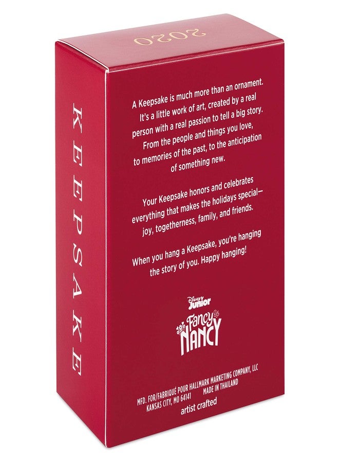 Hallmark Keepsake زينة عيد الميلاد التذكارية من هولمارك لعام 2020، ديزني فانسي نانسي أوه لا لا! (1599QXD6474) - Image 4