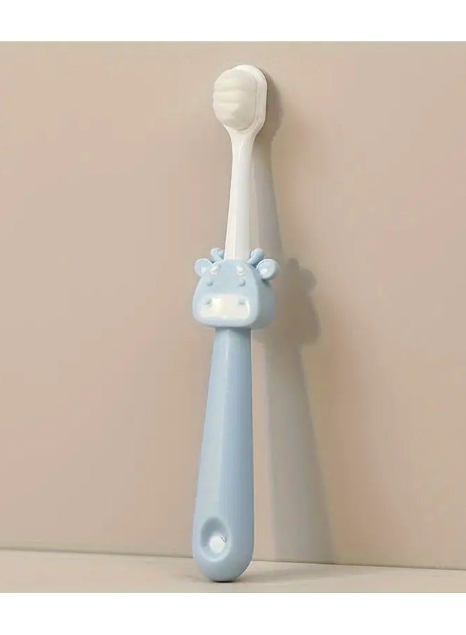 جلوسكي فرشاة أسنان إبداعية رسوم متحركة ، فرشاة أسنان يدوية مع شعيرات ناعمة للأسنان واللثة ، تنظيف عميق للعناية بالفم في الحياة اليومية في المنزل - Image 1